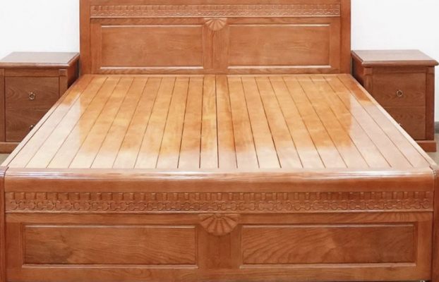 giường ngủ gỗ sồi