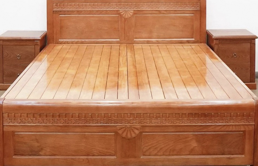 giường ngủ gỗ sồi