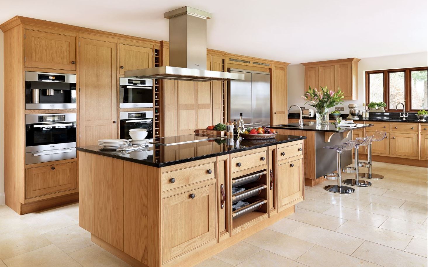 Nội thất làm từ gỗ sồi